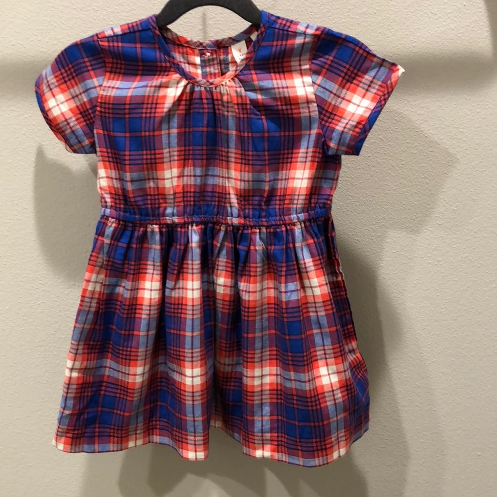 J.Crew Baby 18-24mo Plaid Dress❤️🤍💙